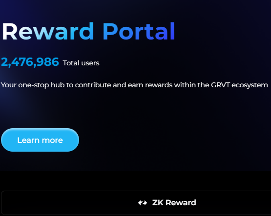 GRVT reward