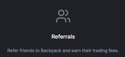 Backpack exchange referrals